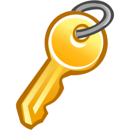 golden key PNG image, free-1174